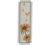 Permin Kit de broderie au point de croix Marque-page Motif tournesols
