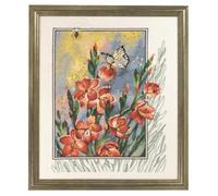 Permin Kit de broderie au point de croix Motif araignée et fleurs