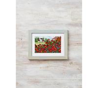 Permin Kit de broderie au point de croix Motif champ de coquelicots