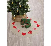 Permin Kit de broderie au point de croix Motif cœur et cône