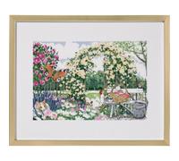 Permin Kit de broderie au point de croix Motif floral