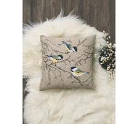 Permin Kit de broderie au point de croix Motif mésanges charbonnières