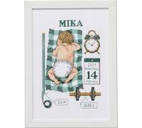 Permin Kit de broderie au point de croix Motif Mika