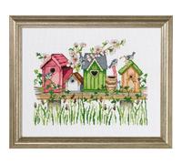 Permin Kit de broderie au point de croix Motif nichoir à oiseau
