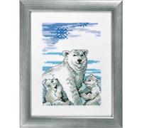 Permin Kit de broderie au point de croix Motif ours polaire II