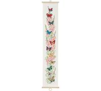 Permin Kit de broderie au point de croix Motif papillons