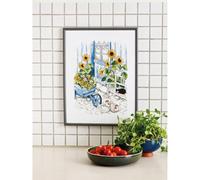 Permin Kit de broderie au point de croix Motif poules