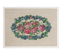 Permin Kit de broderie au point de croix Motif roses