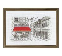 Permin Kit de broderie au point de croix pour auvent rouge