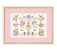 Permin Kit de broderie au point de croix Sampler Margo