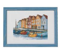 Permin Kit de point de croix "Bateaux", modèle à compter, 20x28cm, 92-1169