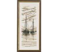 Permin Kit de point de croix "bateaux", modèle à compter, 22x9cm, 13-8141