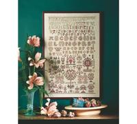 Permin Kit de point de croix "Sampler", motif à compter, 46x70cm, 39-4454