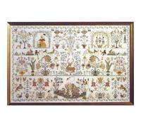 Permin Kit de point de croix "Une beauté", motif à compter, 59x96cm, 39-10813