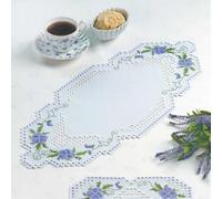 Permin Kit Hardanger Fleurs Lilas