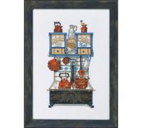 Permin Point de croix set "Cuisinière noire", modèle à compter, 22x32cm, 12-2141