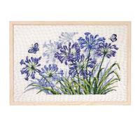 Permin Point de croix set "Fleurs d'amour lin", modèle à compter, 56x39cm, 70-65