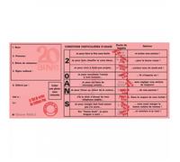 Permis Anniversaire Humoristique - Permis Anniversaire 20 Ans