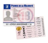 STC – Permis humoristique spécial 18 ans – Sud Trading CD4663 – Multicolore G