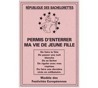 Permis - J'enterre ma vie de jeune fille - Youdoit Rose G