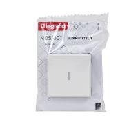 Permutateur 10A 2 modules à composer Mosaic - Blanc