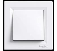 Permutateur + cadre, blanc Schneider Asfora EPH0500121