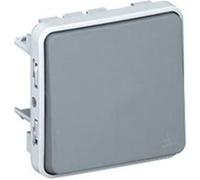 Permutateur Plexo IP55 - Composable saillie ou encastré - Gris Gris G