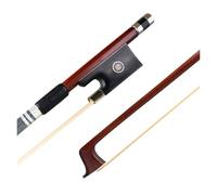 Pernambuco - arc de violon en arc d'alto, fait à la main, violon 4/4, grenouille en ébène, crin de cheval naturel de mongolie, orchestre for débutants(4-4 Violin Bow)