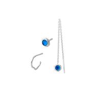 Pernille Corydon Blue Hour Boucles d'oreilles Argent c-118-s - Femme - Recycled