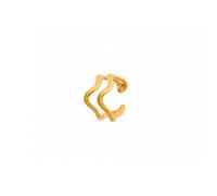 Pernille Corydon Double Wave Boucle d'oreille Unique 18 ct. Argent e-457-gp - Femme - 925 Sterling Silver