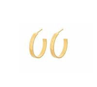 Pernille Corydon Midi Pine Boucles d'oreilles 18 ct. Argent e-487-gp - Femme - Argent 925