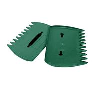 Perodlly Râteau à Feuilles Scoops Nettoyage de Jardin collecteur de Feuilles d'ordures avec Griffes pour Un ramassage Facile des Mauvaises Herbes.