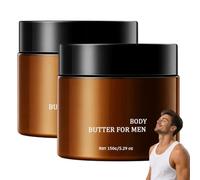 Péromone De La Peau De Beurre Corporel Pour Les Hommes，2PC | Hydratant Et Baume Parfum Infusé De Cologne,Hydratation Durable Et Parfum Attrayant,Antiadhésif,Pour Peaux Sèches Et Sensible