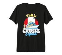 Pérou Croisière Squad Family Vacation Group Matching T-Shirt Haut de Gamme