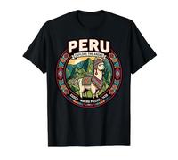 pérou Explore The Andes Travel Lama T-Shirt Graphique avec Valeur