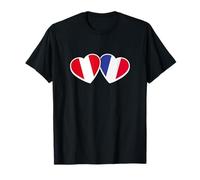 Pérou France Amour Drapeau Péruvien T-Shirt