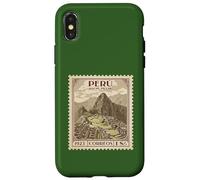 Pérou Machu Picchu 1923 Timbre-Poste Vintage Voyage Classique Coque pour iPhone X/XS