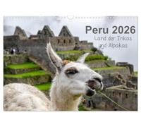 Pérou - pays des Incas et des alpagas, Version française (Calendrier mural 2026 DIN A3 portrait), Calendrier CALVENDO mensuel