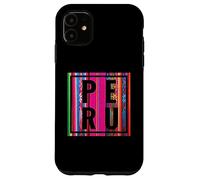 Pérou Pride Tapisserie colorée péruvienne Couleurs patrimoniales Coque pour iPhone 11