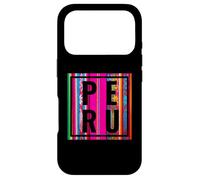 Pérou Pride Tapisserie colorée péruvienne Couleurs patrimoniales Coque pour iPhone 17 Pro