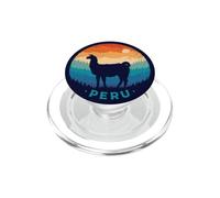 Pérou Rétro Lama Vintage Machu Picchu Alpaga Amérique du Sud PopSockets PopGrip pour MagSafe