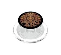 Pérou Sun God, emblème Amusant inspiré des aztèques incas mayas PopSockets PopGrip pour MagSafe