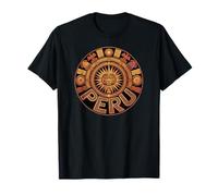 Pérou Sun God, emblème Amusant inspiré des aztèques incas mayas T-Shirt