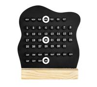 Perpetual Desk Calendar, Desktop Table Calendar, Réutilisable Display pour