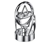 Perpetual Motion Desk Toy - Magnetic Model, USB Powered Newton, Educational Science Art Ornament, Smooth Orbital Motion Display | for Home Office Desk Study Room Decor