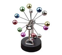 Perpetual Motion Machine - Boule pendulaire électronique Perpétuelle Machine de mouvement physique Cadeaux pour hommes | Jouet de science de bureau créatif pour salle de classe Ornement d'affichage de