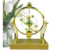 Perpetual Motion Machine Model, Creative Educational Desk Game, Physics Swinging Kinetics Science Gadget for Desk, Home Decor, Study Room, Kids, 9.02x8.86 inches, Multicolor