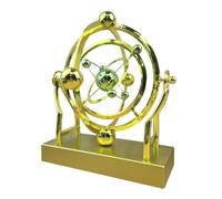 Perpetual Motion, Physics Machine Swinging Model, 9.02x8.86 inches Compact Design, Creative Science Gadgets Swinging Mechanics Decor for Study Room, Table and Educational Use