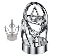 Perpetuum Machine mobile, jouet de bureau d'énergie cinétique,Modèle de rotation mobile Perpetuum - Ornement de piste magnétique USB, guirlande orbitale de Newton pour la décoration de la maison