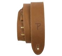 Perri’s Leathers Ltd. - Sangle de guitare - Cuir italien - Brun - Ajustable - Pour Guitares Acoustiques/Basses/Électriques - Fabriquée au Canada (BM2-7083)